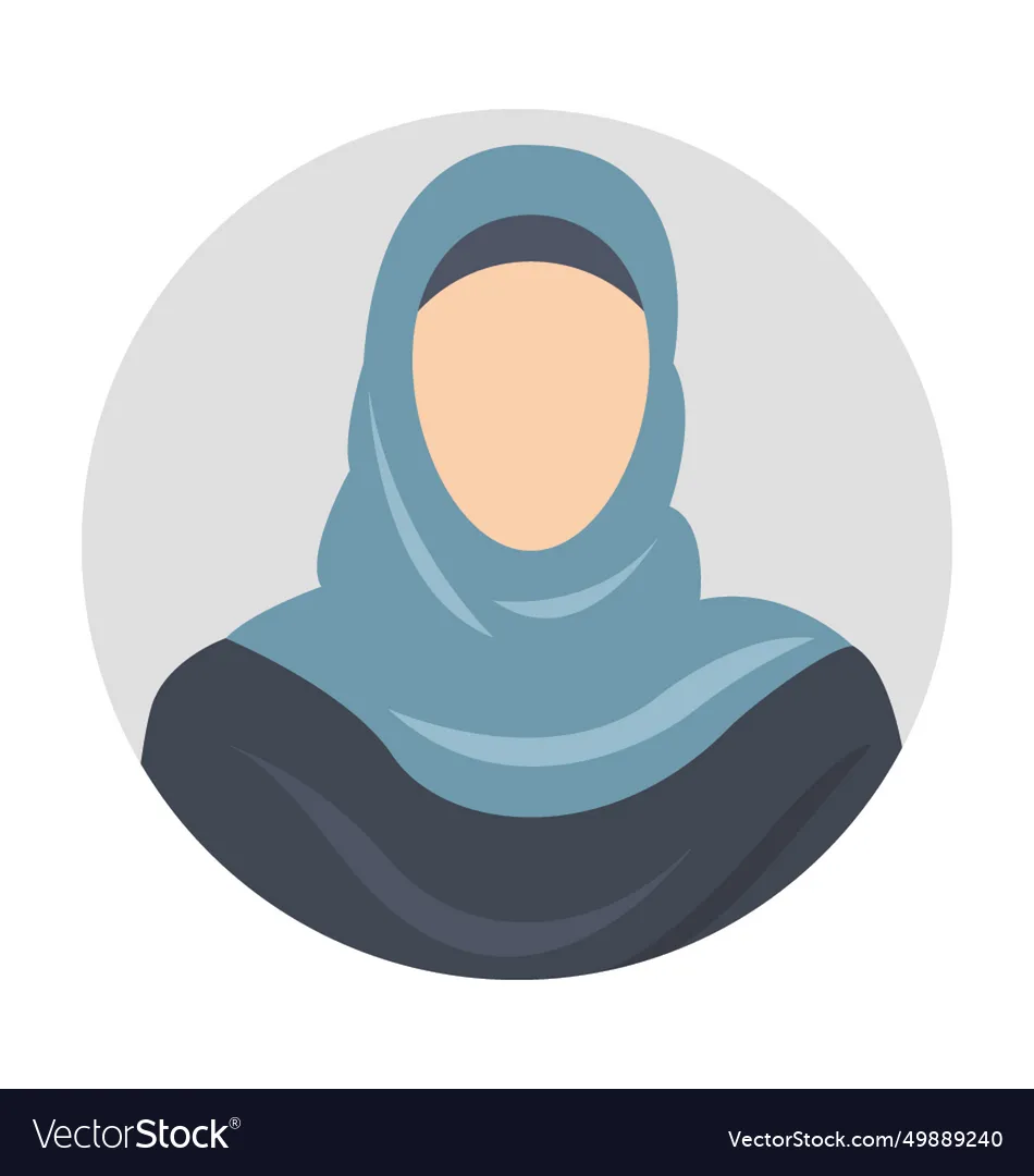 Home muslim woman icon vector 49889240